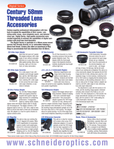 Century 58mm Threaded Lens Accessories