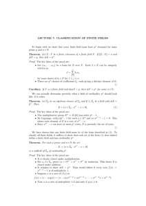 LECTURE 7 - Department of Mathematics