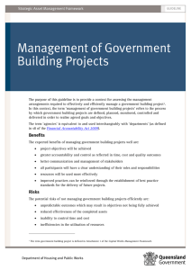 SAMF Management of Government Building Projects