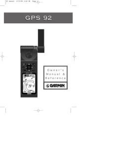 Garmin GPS 92