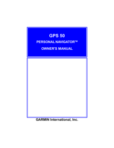 GPS 50 - Garmin