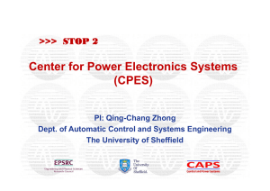 Center for Power Electronics Systems (CPES)