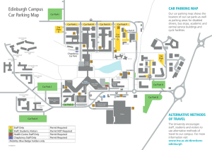 Edinburgh Campus Car Parking Map - Heriot