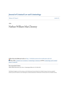 Nathan William MacChesney - Scholarly Commons