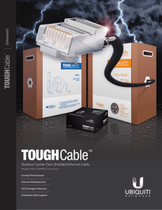 Outdoor Carrier Class Shielded Ethernet Cable