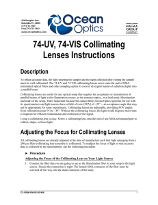 Collimating Lenses