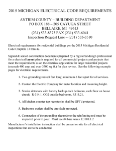 2015 Electrical Code Requirements