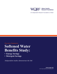 Softened Water Benefits Study