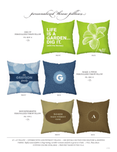personalized throw pillows