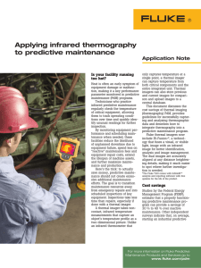 Applying infrared thermography to predictive maintenance