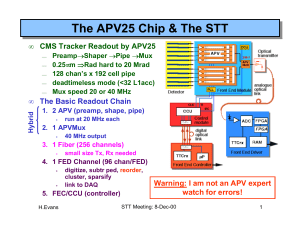 APV Chip Discussion Summary