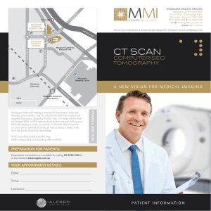 CT SCan - Macquarie Medical Imaging
