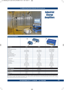 Industrial Charge Amplifiers
