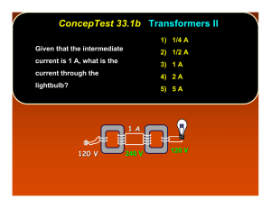 ConcepTest 33.1b Transformers II