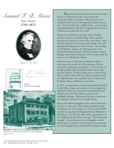 Samuel FB Morse - Charlestown Historical Society