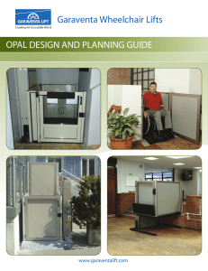 Genesis Unenclosed Vertical Platform Lift Planning Guide