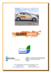 Geared2Drive - District Council of Grant