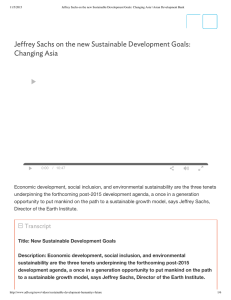 Economic development, social inclusion, and environmental