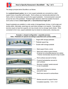 How to Specify Kewaunee`s Sturdilite® Pg. 1 of 3