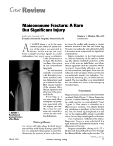 Maisonneuve Fracture: A Rare But Significant Injury