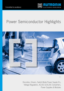 Power Semiconductor Highlights