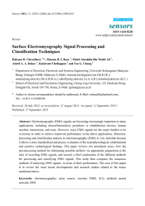 Surface Electromyography Signal Processing and Classification