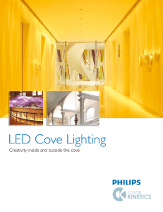 LED Cove Lighting - Philips Color Kinetics