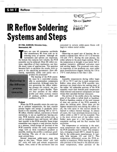 IR Reflow Soldering Systems and Steps