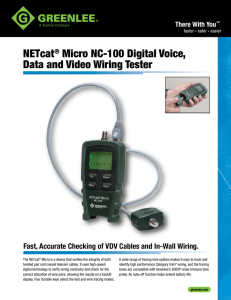 NETcat® Micro NC-100 Digital Voice, Data and