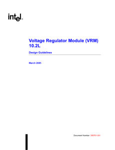 Voltage Regulator Module (VRM) 10.2L