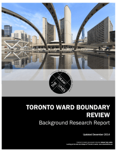 toronto ward boundary review