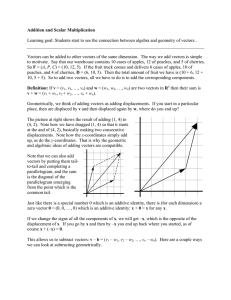 Notes 05--Vector Arithmetic