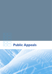 Public Appeals