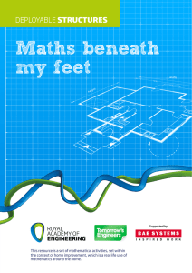 Maths beneath my feet - Royal Academy of Engineering
