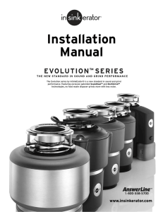 InSinkErator | Evolution Series™ Garbage Disposal Installation