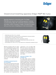 Closed-circuit breathing apparatus Dräger PSS® BG 4 plus