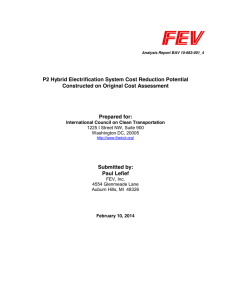 P2 Hybrid Electrification System Cost Reduction
