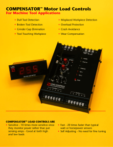 COMPENSATOR™ Motor Load Controls