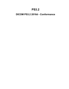 DICOM PS3.2 2016c - Conformance