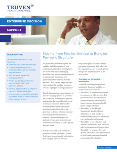 Moving from Fee-for-Service to Bundled Payment Structure