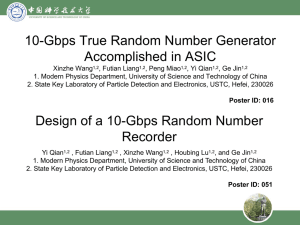 10-Gbps True Random Number Generator Accomplished in ASIC