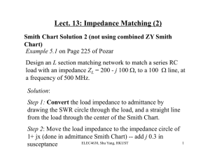 Lect. 13: Impedance Matching (2)
