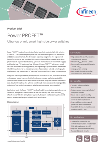 Power PROFET™ Product Brief