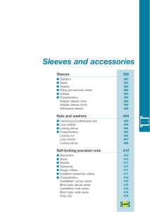 Sleeves and accessories - NTN