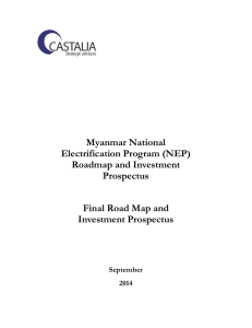 Myanmar National Electrification Program (NEP)