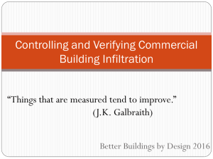 Air Leakage and Building Tightness Verification in Commercial
