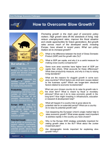 How to Overcome Slow Growth?