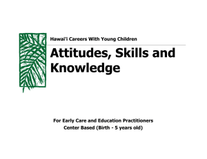Attitudes, Skills and Knowledge