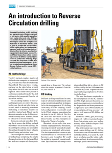 an introduction to Reverse Circulation drilling