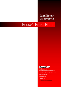 Bodsy`s Brake Bible